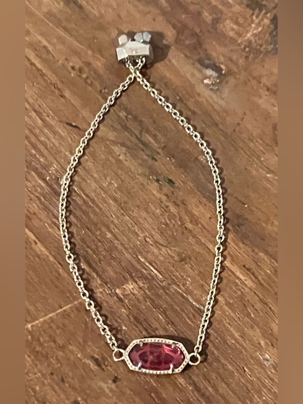 Kendra Scott Gold Bracelet with Red Stone - Picture 2 of 5